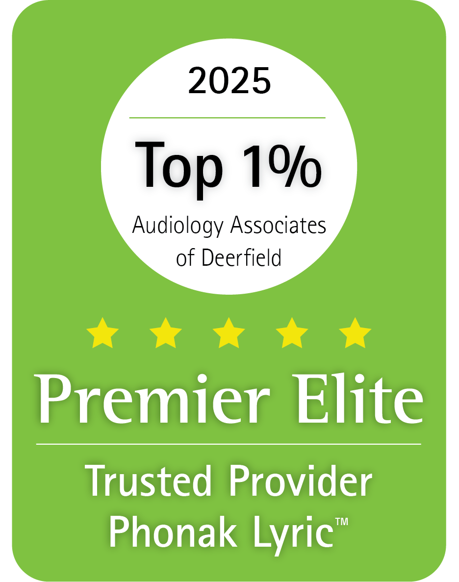 Trusted Provider Phonak Lyric Top 1% badge